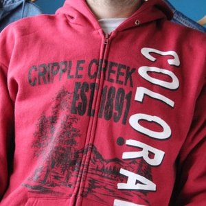 Cripple Creek Colorado Zip-Up Sweatshirt